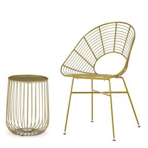 Metal chair with soft cushion TH5034